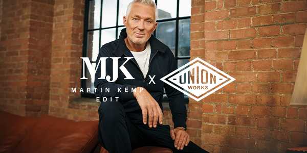 Martin Kemp Edit. Union Works prides itself on innovation and craftmanship, utilising materials that are built to last. A forward-thinking lifestyle brand that creates iconic styles with a modern twist. Discover the range below.